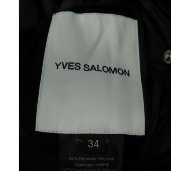 Yves Salomon 34 (XS) made in France down parka coat - Picture 7 of 11